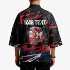 Personalized Sydney Roosters Kimono Graffiti Grunge Abstract Urban Street Style Design
