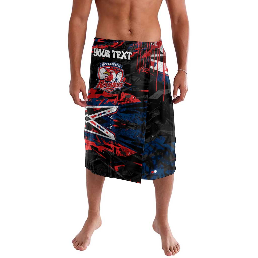 Personalized Sydney Roosters Lavalava Graffiti Grunge Abstract Urban Street Style Design