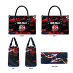 Personalized Sydney Roosters Leather Bag Graffiti Grunge Abstract Urban Street Style Design