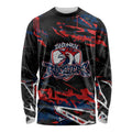 Personalized Sydney Roosters Long Sleeve Shirt Graffiti Grunge Abstract Urban Street Style Design