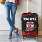 Personalized Sydney Roosters Luggage Cover Graffiti Grunge Abstract Urban Street Style Design