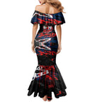 Personalized Sydney Roosters Mermaid Dress Graffiti Grunge Abstract Urban Street Style Design