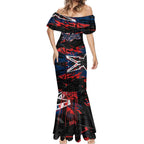 Personalized Sydney Roosters Mermaid Dress Graffiti Grunge Abstract Urban Street Style Design
