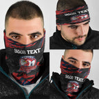 Personalized Sydney Roosters Neck Gaiter Graffiti Grunge Abstract Urban Street Style Design