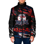 Personalized Sydney Roosters Padded Jacket Graffiti Grunge Abstract Urban Street Style Design
