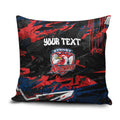 Personalized Sydney Roosters Pillow Cover Graffiti Grunge Abstract Urban Street Style Design