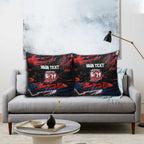 Personalized Sydney Roosters Pillow Cover Graffiti Grunge Abstract Urban Street Style Design