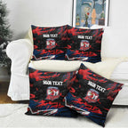 Personalized Sydney Roosters Pillow Cover Graffiti Grunge Abstract Urban Street Style Design