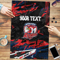 Personalized Sydney Roosters Puzzle Graffiti Grunge Abstract Urban Street Style Design