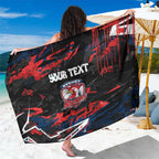 Personalized Sydney Roosters Sarong Graffiti Grunge Abstract Urban Street Style Design