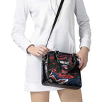 Personalized Sydney Roosters Shoulder Handbag Graffiti Grunge Abstract Urban Street Style Design