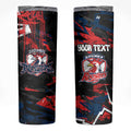 Personalized Sydney Roosters Skinny Tumbler Graffiti Grunge Abstract Urban Street Style Design