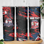 Personalized Sydney Roosters Skinny Tumbler Graffiti Grunge Abstract Urban Street Style Design