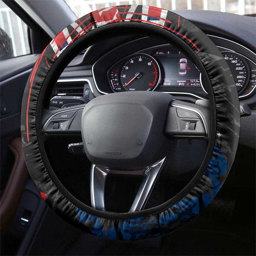 Sydney Roosters Steering Wheel Cover Graffiti Grunge Abstract Urban Street Style Design