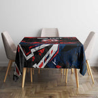 Personalized Sydney Roosters Tablecloth Graffiti Grunge Abstract Urban Street Style Design