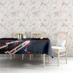Personalized Sydney Roosters Tablecloth Graffiti Grunge Abstract Urban Street Style Design