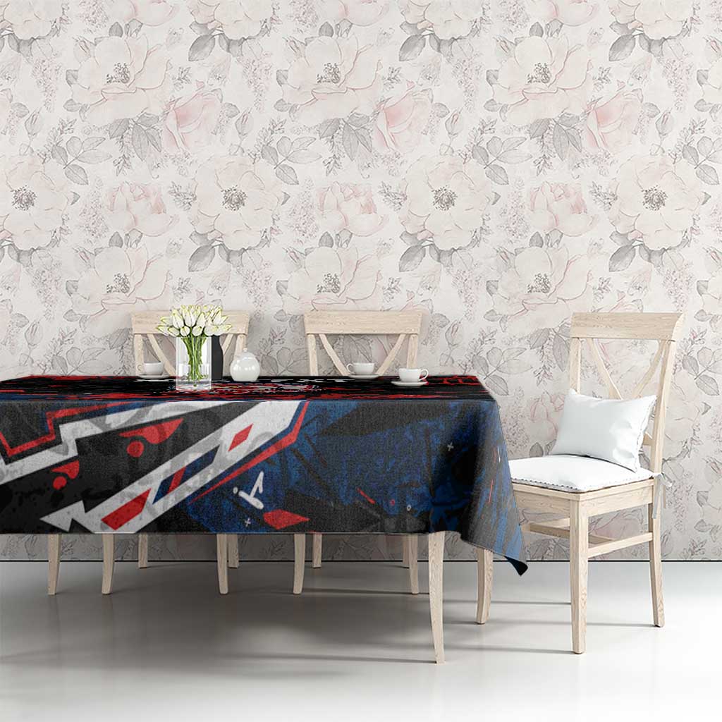 Personalized Sydney Roosters Tablecloth Graffiti Grunge Abstract Urban Street Style Design