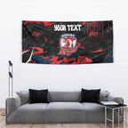 Personalized Sydney Roosters Tapestry Graffiti Grunge Abstract Urban Street Style Design