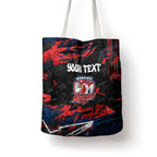 Personalized Sydney Roosters Tote Bag Graffiti Grunge Abstract Urban Street Style Design
