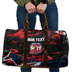 Personalized Sydney Roosters Travel Bag Graffiti Grunge Abstract Urban Street Style Design