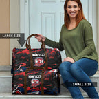 Personalized Sydney Roosters Travel Bag Graffiti Grunge Abstract Urban Street Style Design