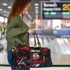 Personalized Sydney Roosters Travel Bag Graffiti Grunge Abstract Urban Street Style Design