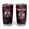 Personalized Sydney Roosters Tumbler Cup Graffiti Grunge Abstract Urban Street Style Design