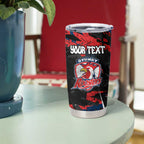 Personalized Sydney Roosters Tumbler Cup Graffiti Grunge Abstract Urban Street Style Design