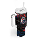 Personalized Sydney Roosters Tumbler With Handle Graffiti Grunge Abstract Urban Street Style Design
