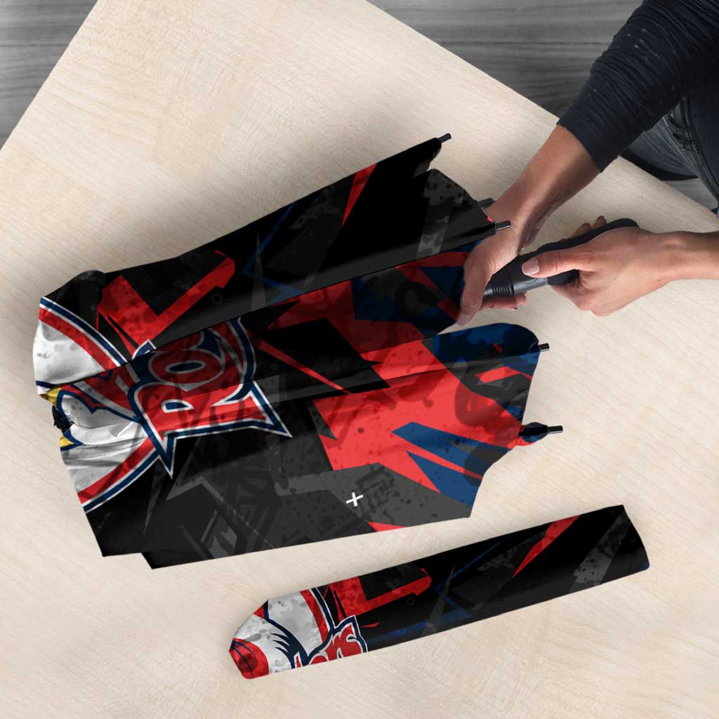 Personalized Sydney Roosters Umbrella Graffiti Grunge Abstract Urban Street Style Design
