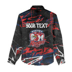 Personalized Sydney Roosters Women Casual Shirt Graffiti Grunge Abstract Urban Street Style Design