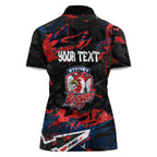 Personalized Sydney Roosters Women Polo Shirt Graffiti Grunge Abstract Urban Street Style Design