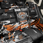 Personalized Wests Tigers Back Car Seat Cover Graffiti Grunge Abstract Urban Street Style Design