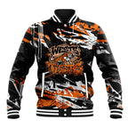 Personalized Wests Tigers Baseball Jacket Graffiti Grunge Abstract Urban Street Style Design