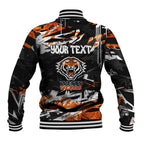 Personalized Wests Tigers Baseball Jacket Graffiti Grunge Abstract Urban Street Style Design