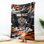 Personalized Wests Tigers Blanket Graffiti Grunge Abstract Urban Street Style Design