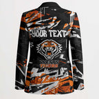 Personalized Wests Tigers Blazer Graffiti Grunge Abstract Urban Street Style Design