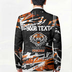 Personalized Wests Tigers Blazer Graffiti Grunge Abstract Urban Street Style Design