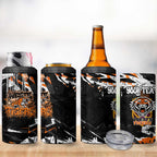 Personalized Wests Tigers 4 in 1 Can Cooler Tumbler Graffiti Grunge Abstract Urban Street Style Design