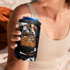Personalized Wests Tigers 4 in 1 Can Cooler Tumbler Graffiti Grunge Abstract Urban Street Style Design