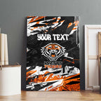 Personalized Wests Tigers Canvas Wall Art Graffiti Grunge Abstract Urban Street Style Design