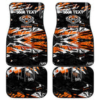 Personalized Wests Tigers Car Mats Graffiti Grunge Abstract Urban Street Style Design