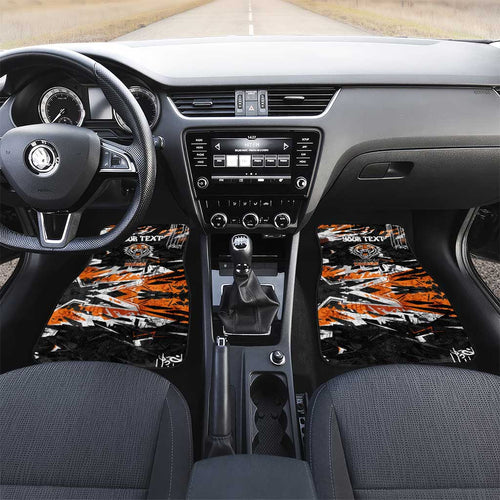 Personalized Wests Tigers Car Mats Graffiti Grunge Abstract Urban Street Style Design