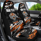 Personalized Wests Tigers Car Seat Cover Graffiti Grunge Abstract Urban Street Style Design