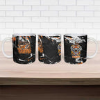 Personalized Wests Tigers Ceramic Mug Graffiti Grunge Abstract Urban Street Style Design