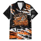 Personalized Wests Tigers Family Matching Mermaid Dress and Hawaiian Shirt Graffiti Grunge Abstract Urban Street Style Design