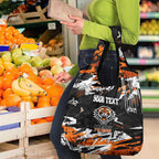 Personalized Wests Tigers Grocery Bag Graffiti Grunge Abstract Urban Street Style Design