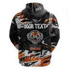 Personalized Wests Tigers Hoodie Graffiti Grunge Abstract Urban Street Style Design