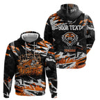 Personalized Wests Tigers Hoodie Graffiti Grunge Abstract Urban Street Style Design