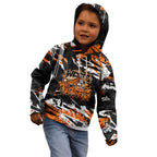 Personalized Wests Tigers Kid Hoodie Graffiti Grunge Abstract Urban Street Style Design